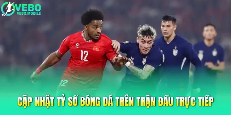 Cập nhật tỷ số bóng đá trên trận đấu trực tiếp