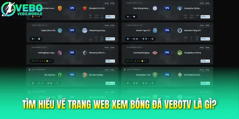 Tìm hiểu về trang web xem bóng đá Vebotv là gì?