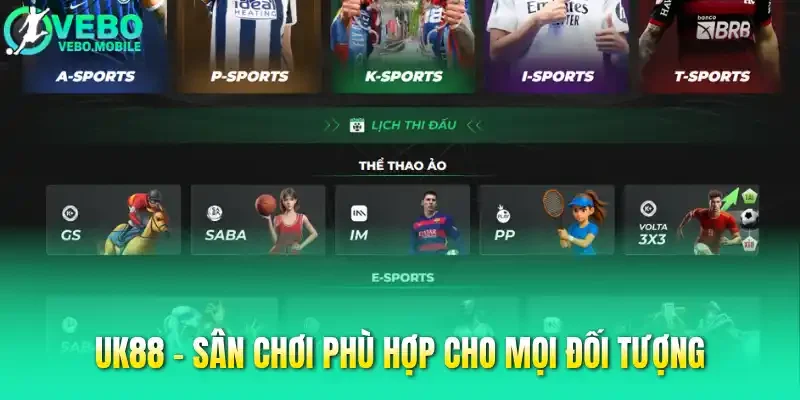 UK88 - Sân chơi phù hợp cho mọi đối tượng