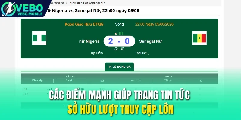 Các điểm mạnh giúp trang tin tức sở hữu lượt truy cập lớn