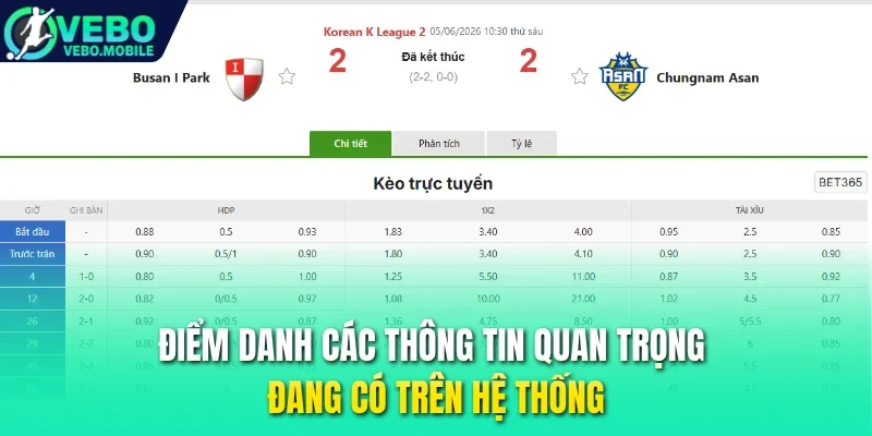 Điểm danh các thông tin quan trọng đang có trên hệ thống