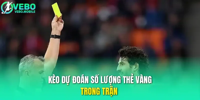 Kèo dự đoán số lượng thẻ vàng trong trận 