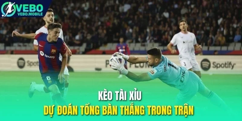 Kèo tài xỉu dự đoán tổng bàn thắng trong trận 