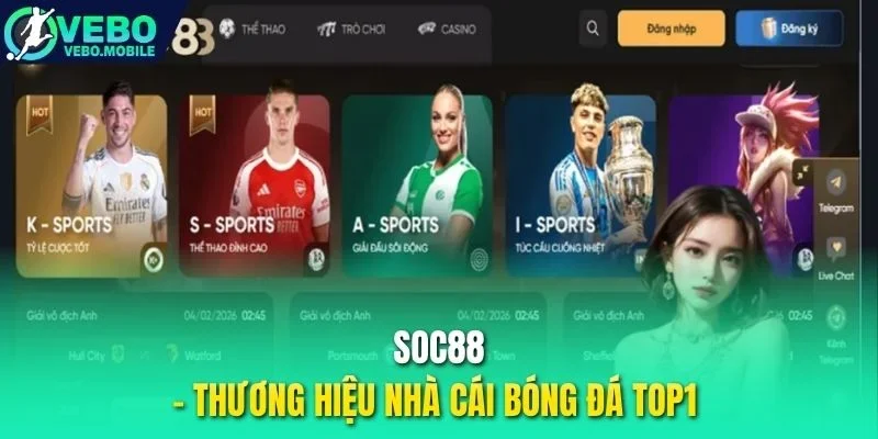 Soc88 - Thương hiệu nhà cái bóng đá top1 