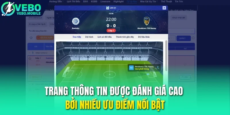 Trang thông tin được đánh giá cao bởi nhiều ưu điểm nổi bật